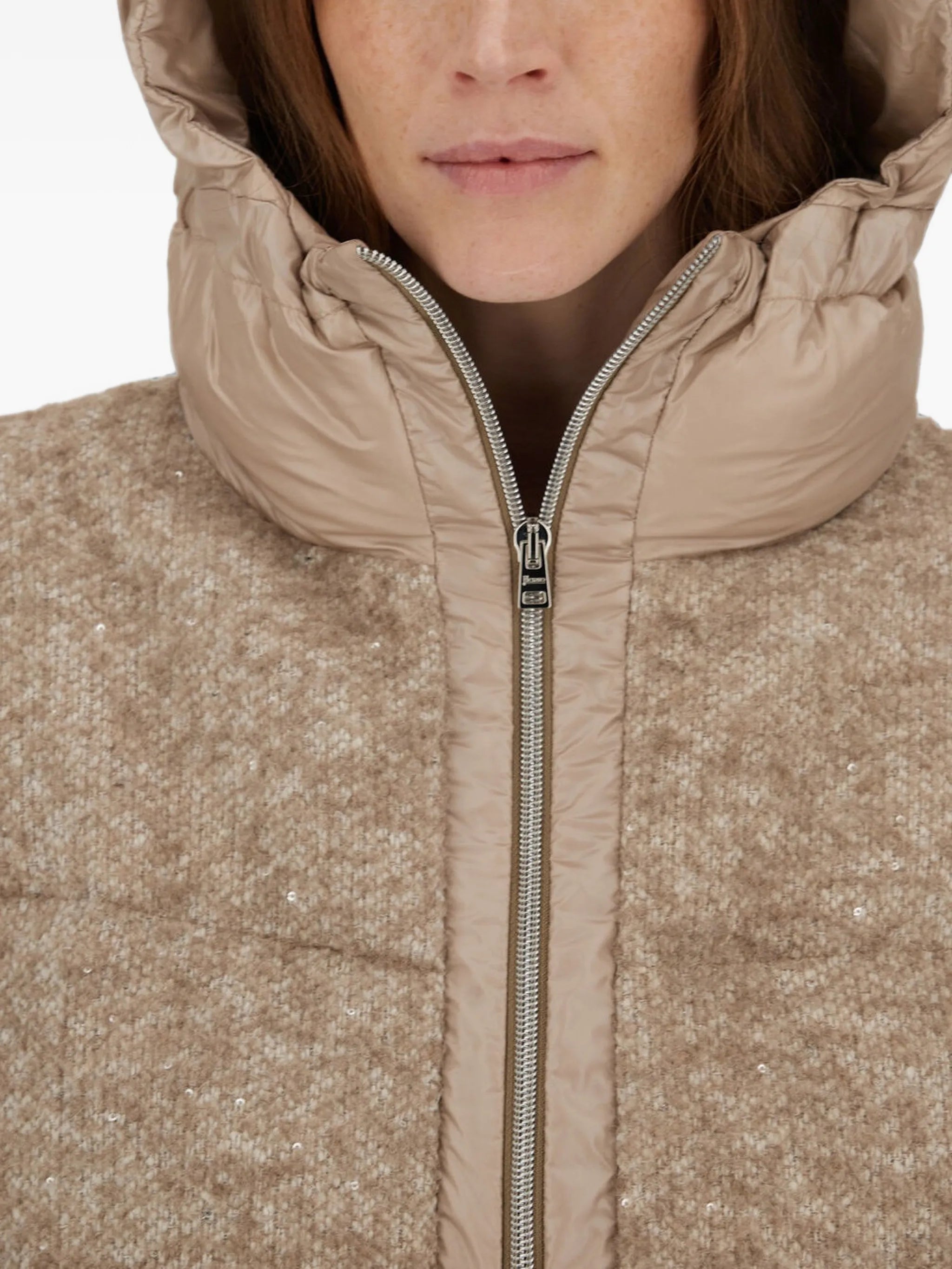 Herno Herno Sequin-embellished Bouclé Jacket, view 2