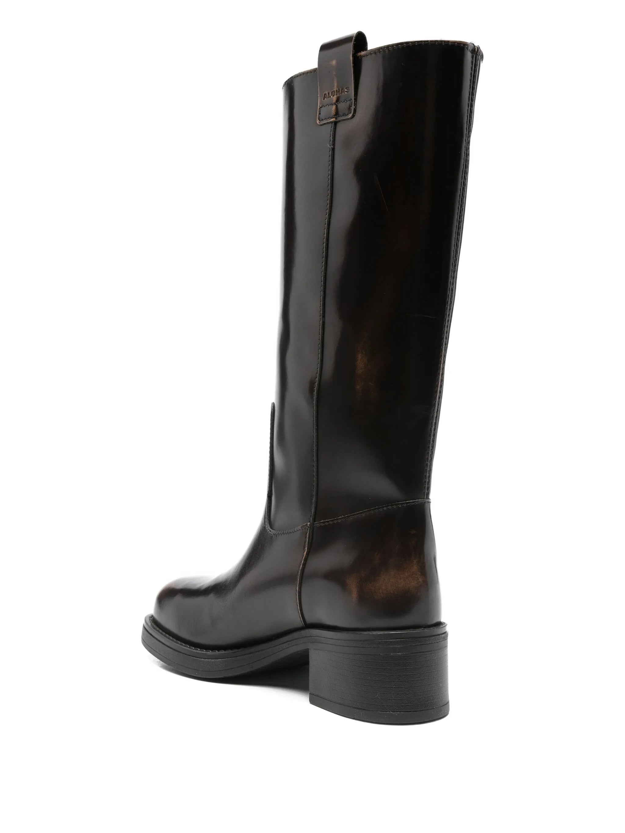 Alohas Alohas 40mm Calf Leather Biker Boots, view 2