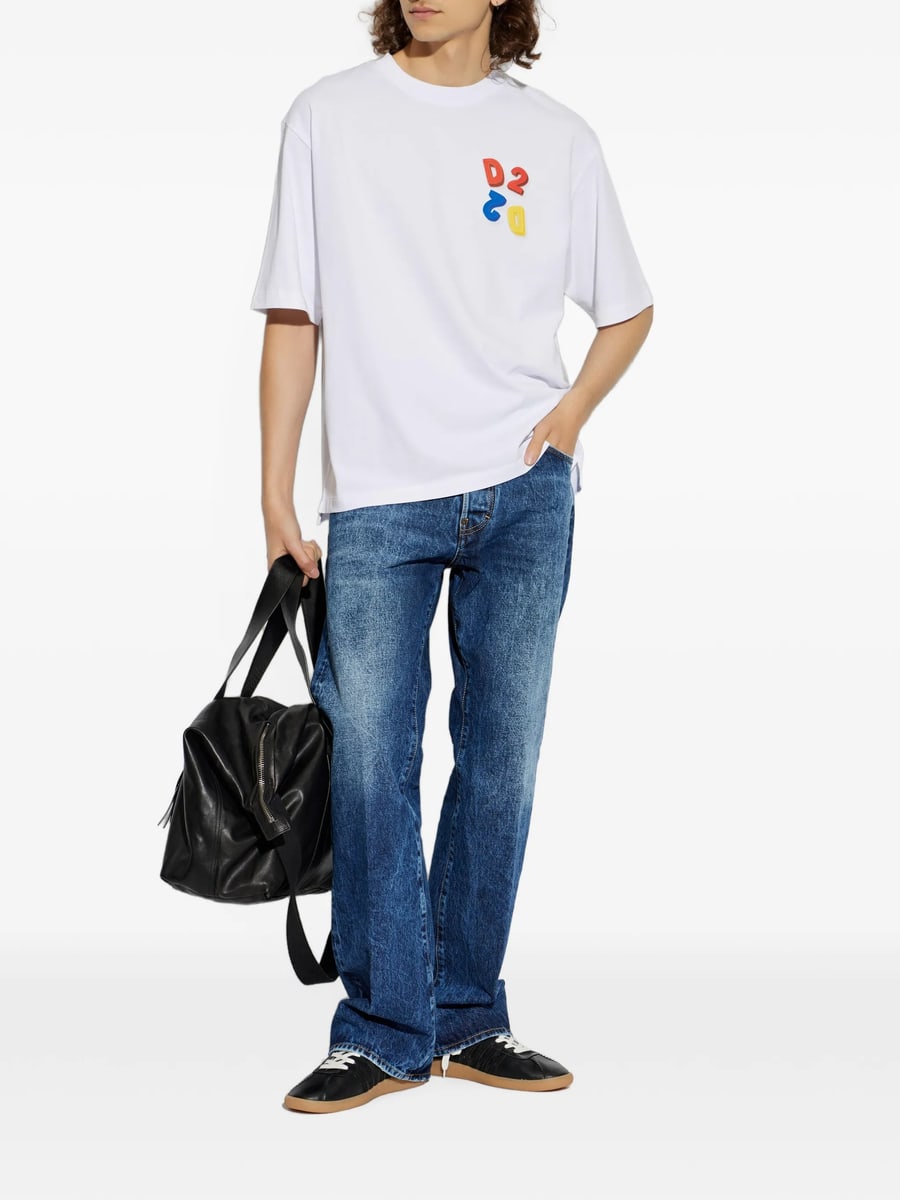 Dsquared2 Dsquared2 Logo-patch T-shirt, view 2