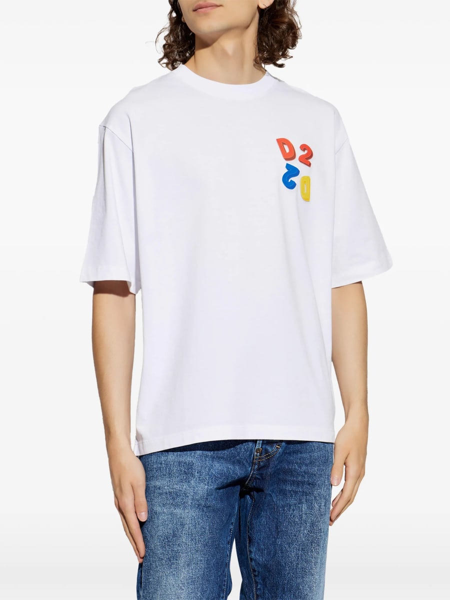 Dsquared2 Dsquared2 Logo-patch T-shirt, view 3