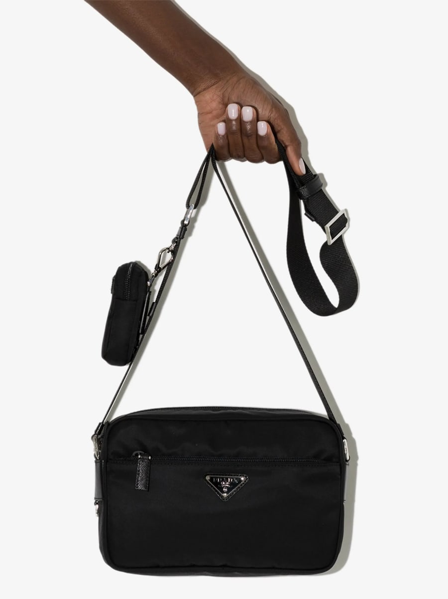 Prada Prada Re-nylon Shoulder Bag, view 4