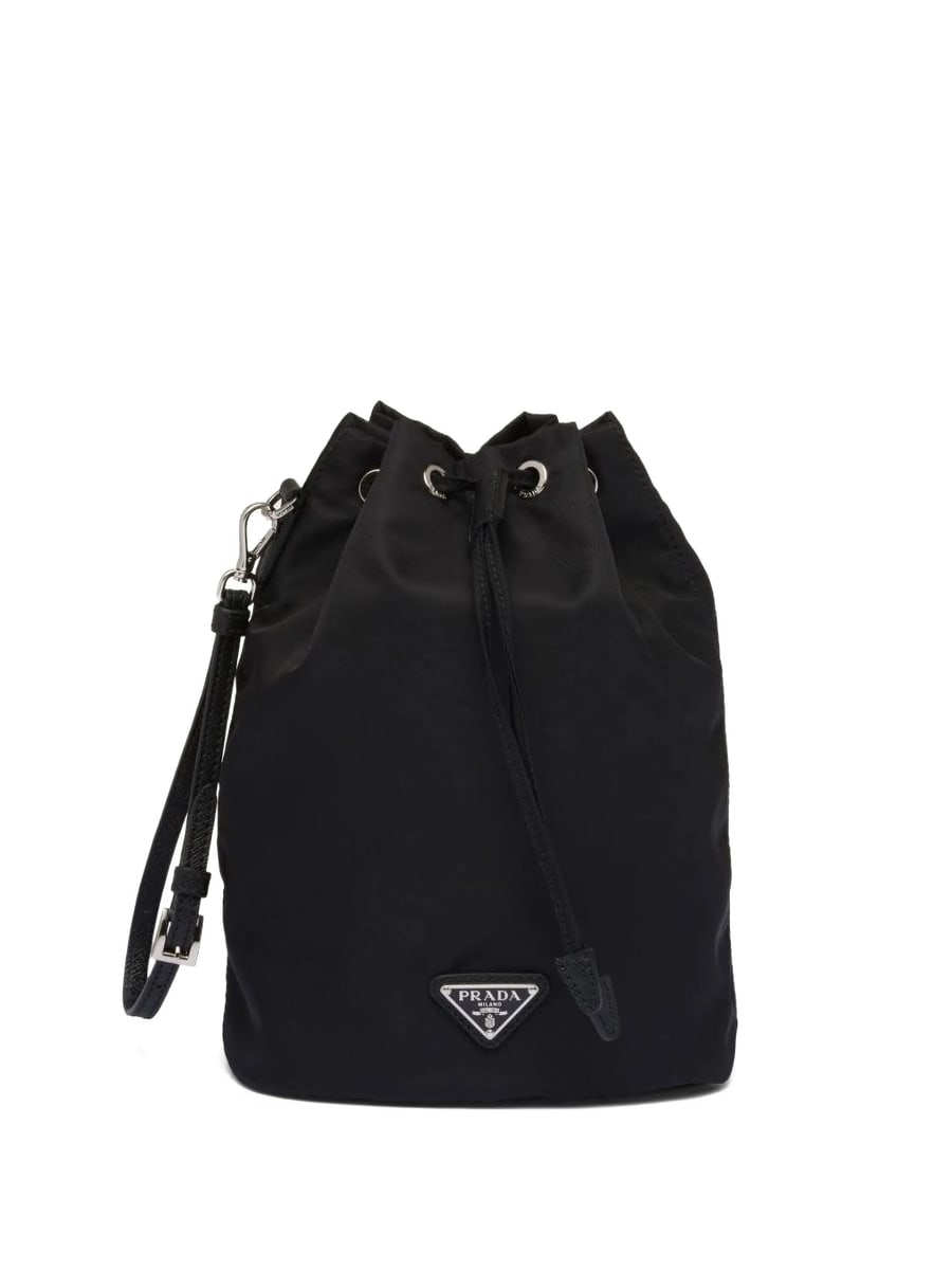 Prada Prada Drawstring Bucket Clutch