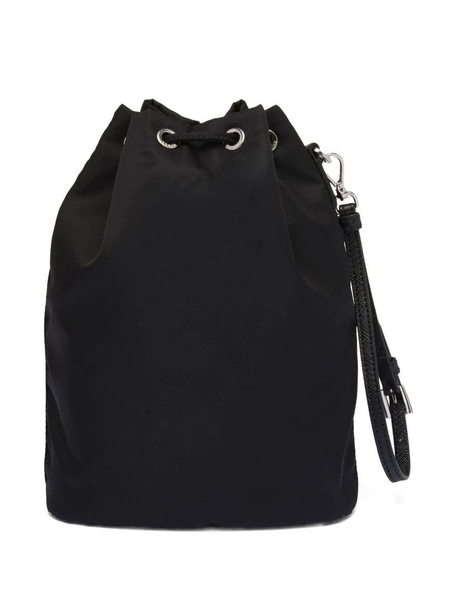 Prada Prada Drawstring Bucket Clutch, view 3