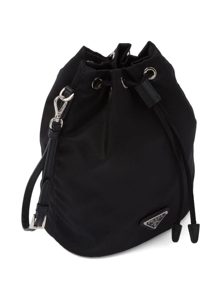 Prada Prada Drawstring Bucket Clutch, view 5