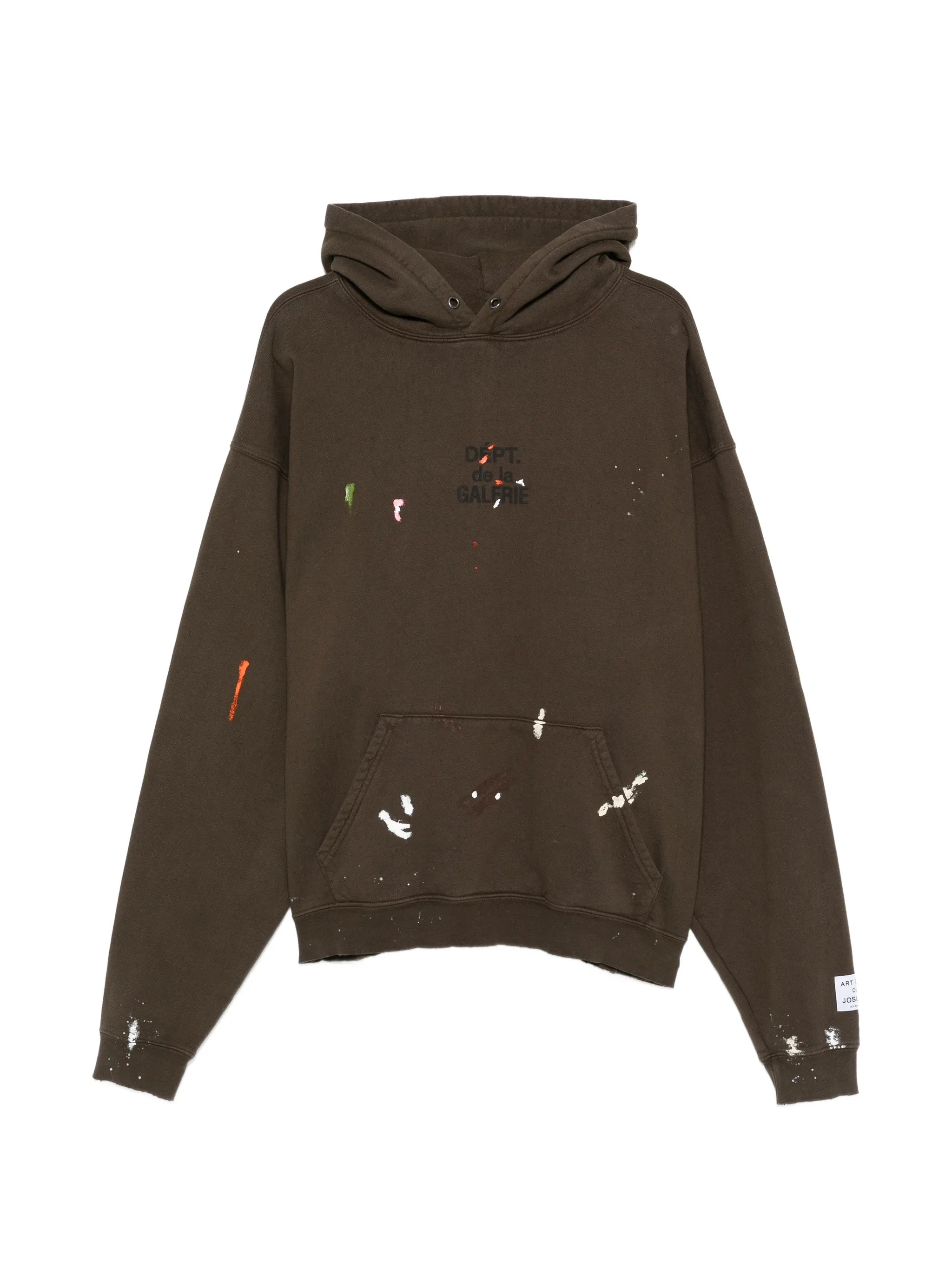 Gallery Dept. Gallery Dept. Paint-splatter Hooded Sweatshirt