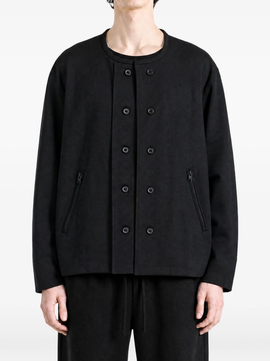 Y-3 Y-3 Double-breasted Collarless Jacket, view 4