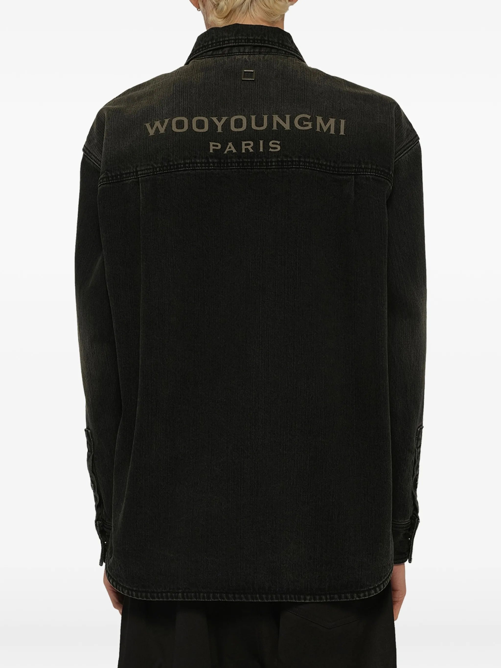 Wooyoungmi Wooyoungmi Washed Denim Shirt, view 2