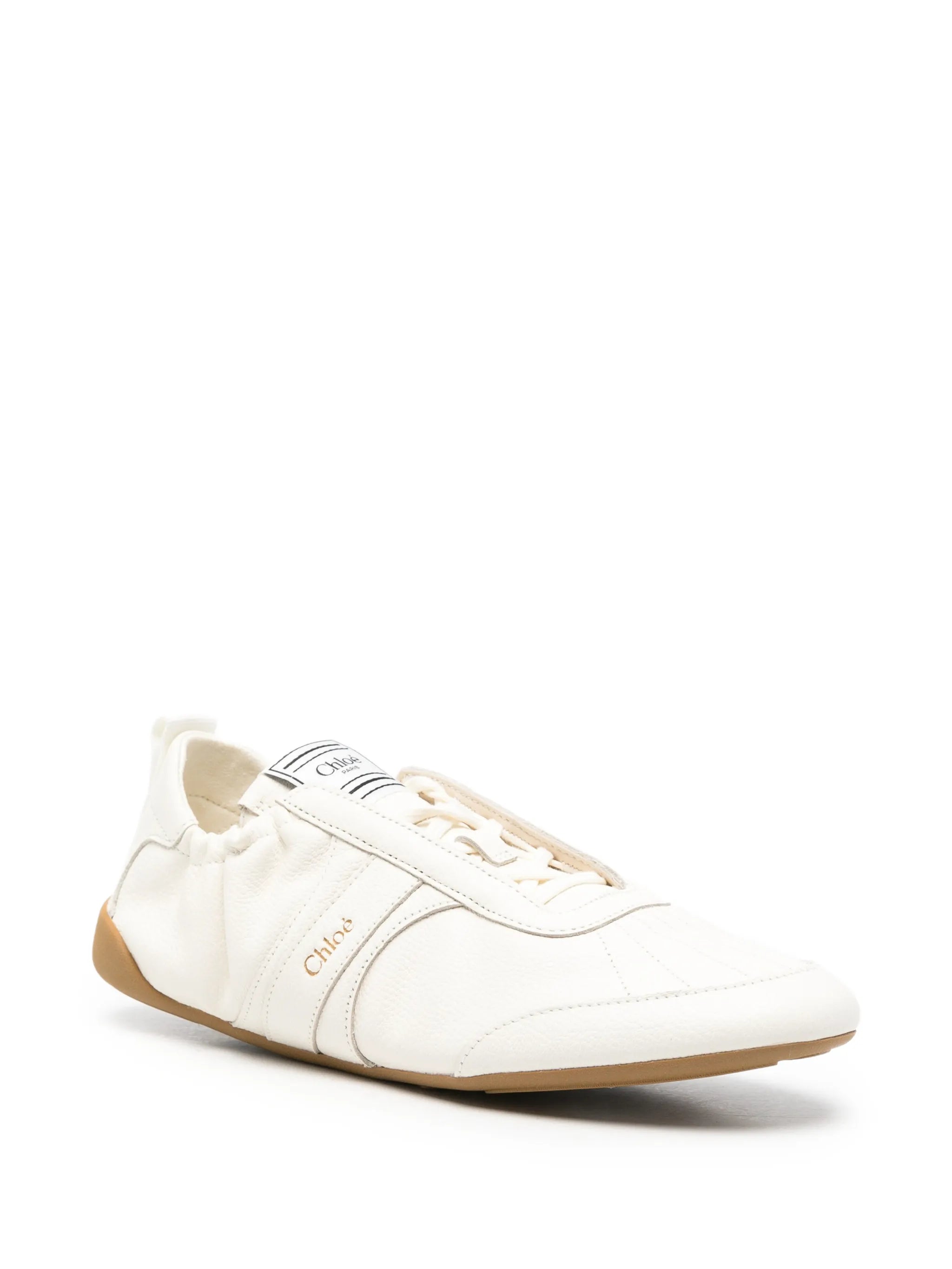 Chloé Chloé Kick Leather Sneakers, view 2