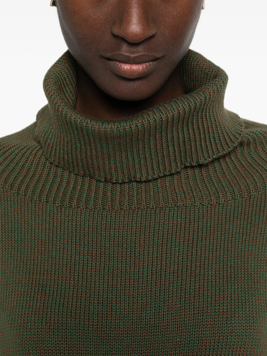 Baserange Baserange Ribbed-knit Roll-neck Sweater, view 2