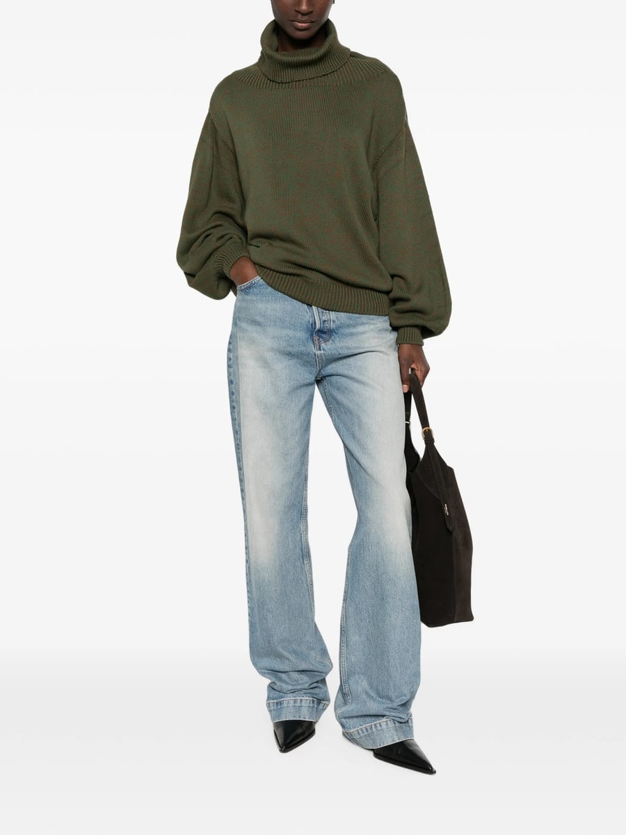 Baserange Baserange Ribbed-knit Roll-neck Sweater, view 5