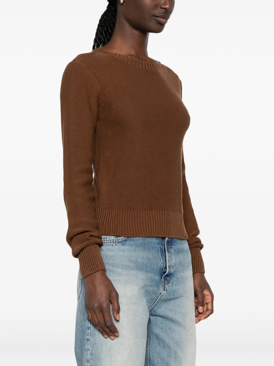 Baserange Baserange Ribbed-trim Sweater, view 5