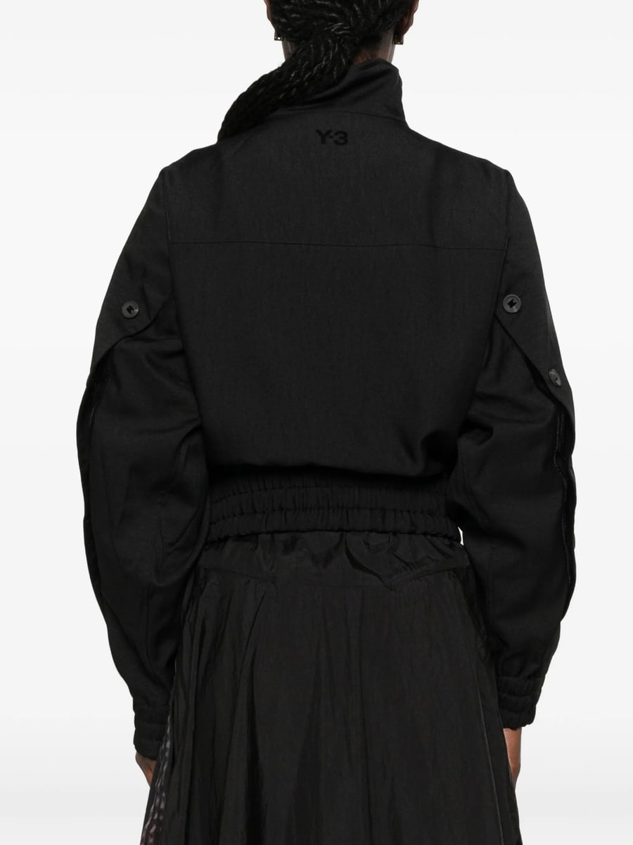 Y-3 Y-3 Button-detail Elasticated-waist Jacket, view 5