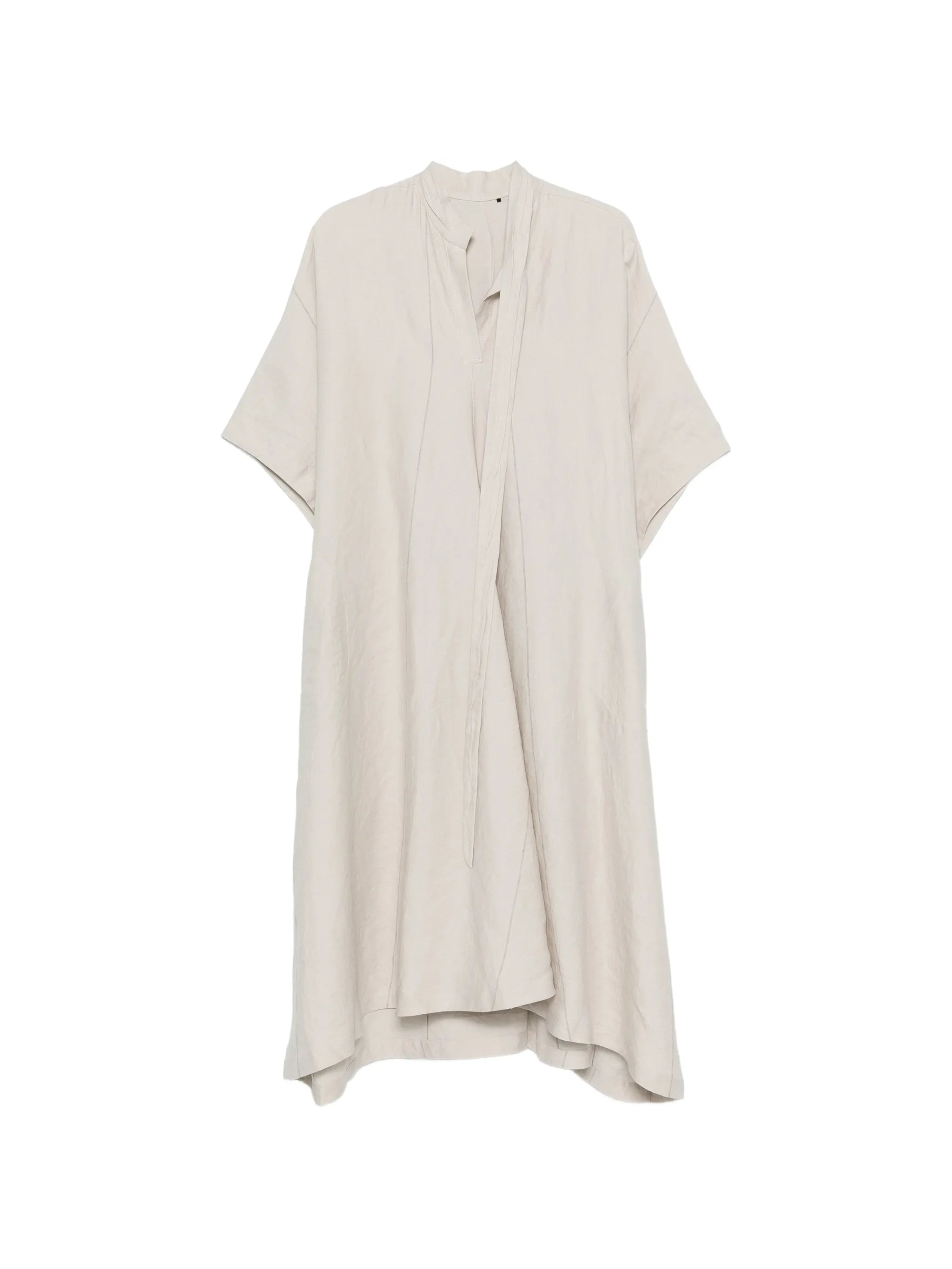 Ziggy Chen Ziggy Chen Panelled Short-sleeve Midi Dress