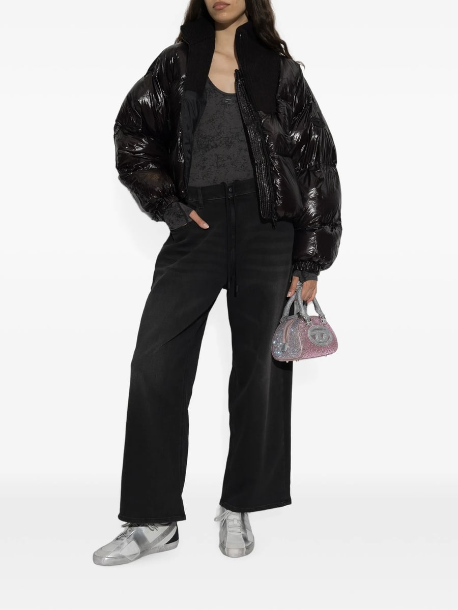 Diesel Diesel High-neck Puffer Jacket, view 4