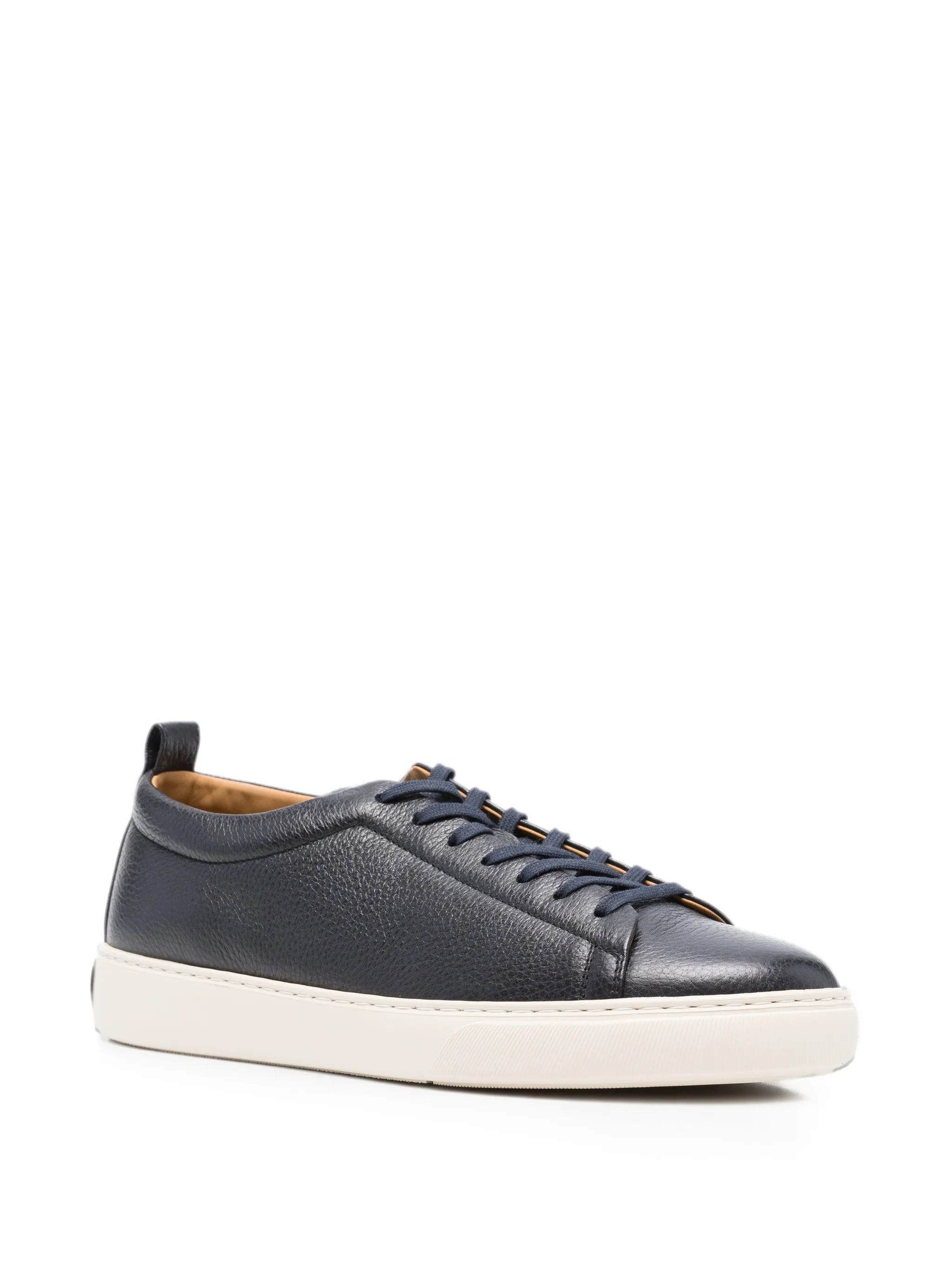 Henderson Baracco Henderson Baracco Grainy Leather Sneakers, view 2