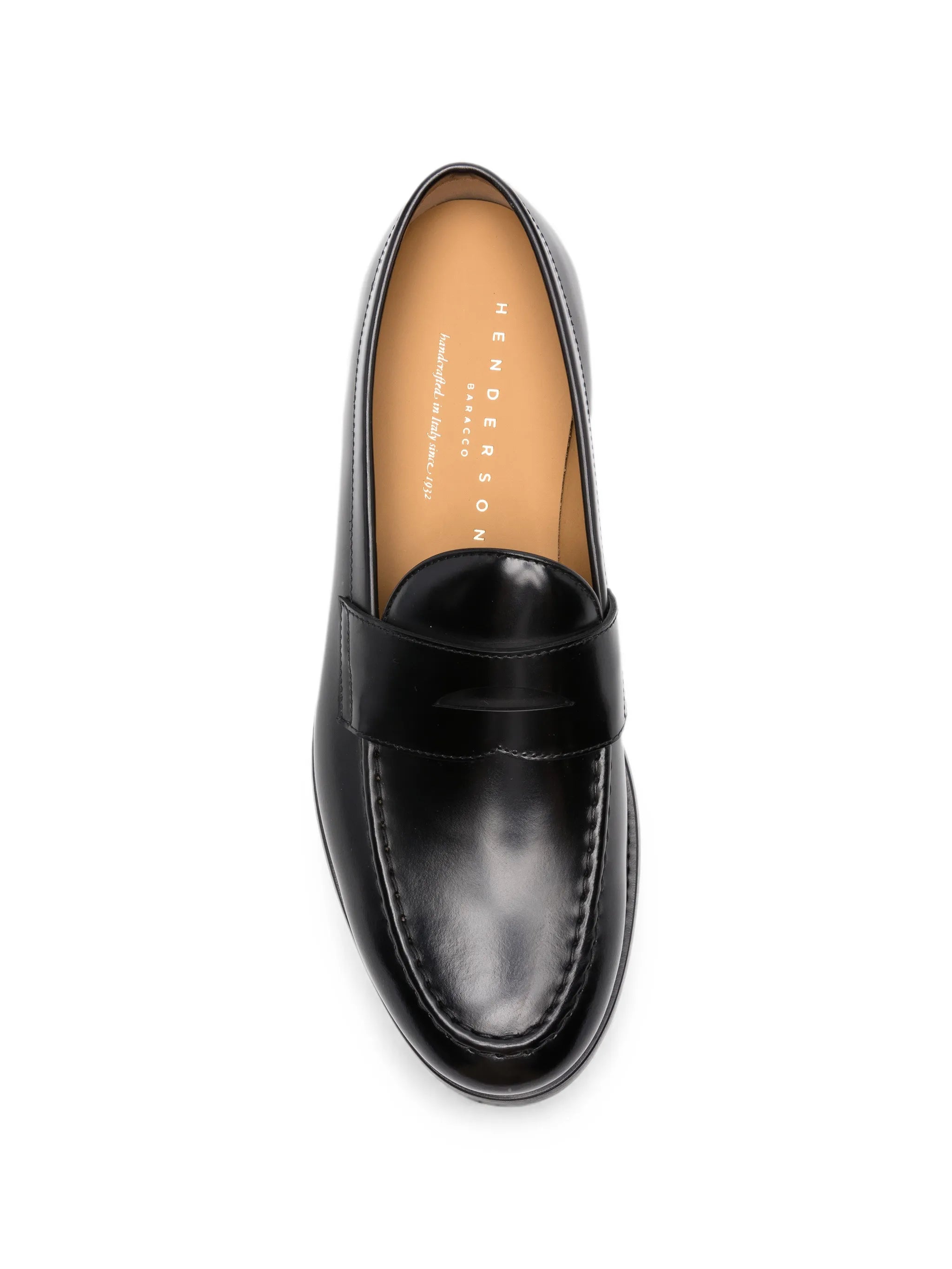 Henderson Baracco Henderson Baracco Leather Penny Loafers, view 2
