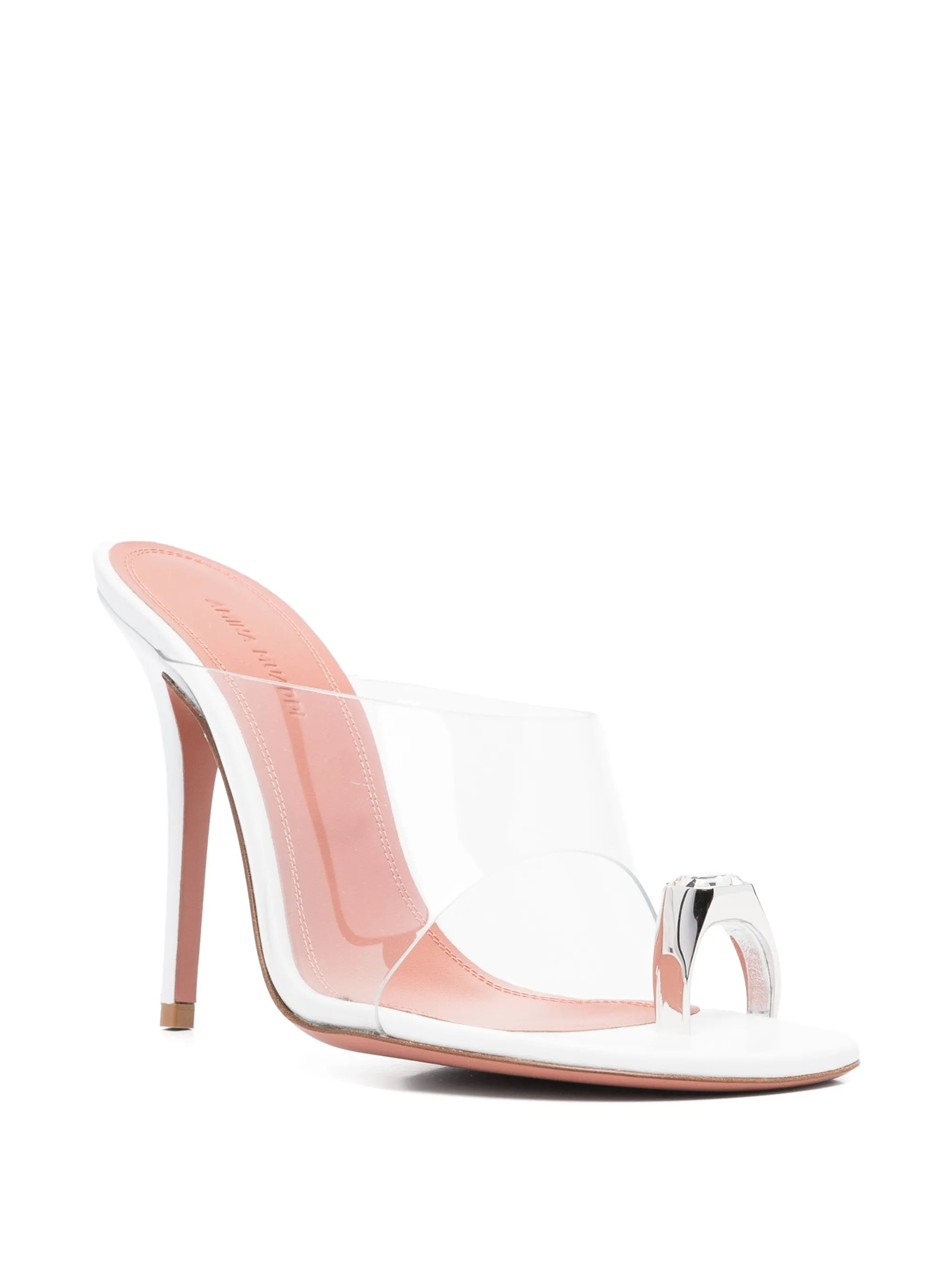 Amina Muaddi Amina Muaddi Justine Crystal-embellished Sandals, view 2
