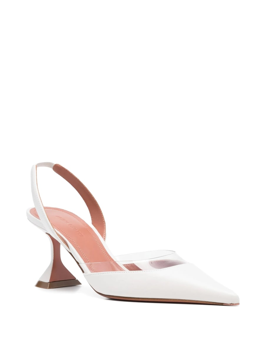 Amina Muaddi Amina Muaddi Lara Slingback Pumps, view 3