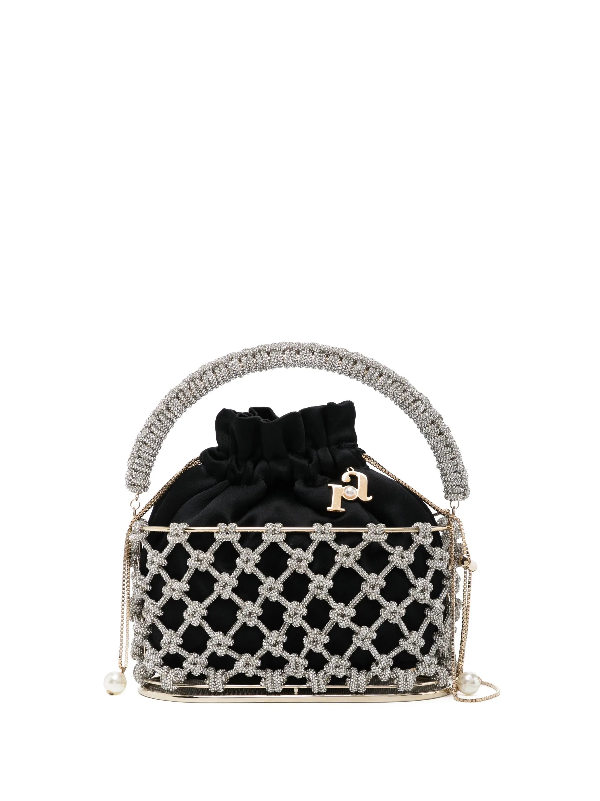 Rosantica Rosantica Holli Nodi Crystal-embellished Bucket Bag