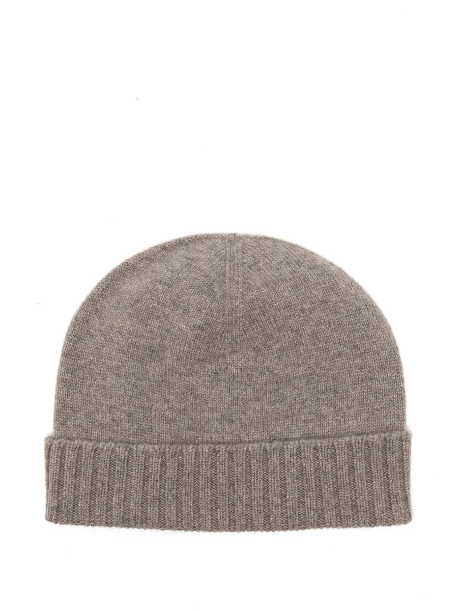 Malo Malo Ribbed-trim Beanie Hat, view 3