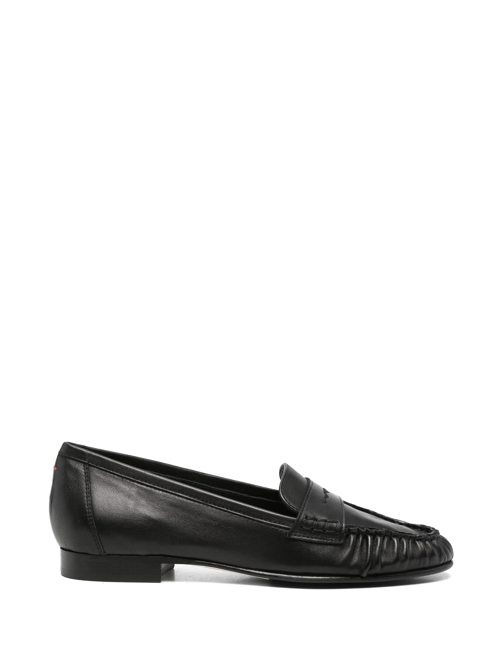 Aeyde Aeyde Aldous Ruched Penny-slot Loafers