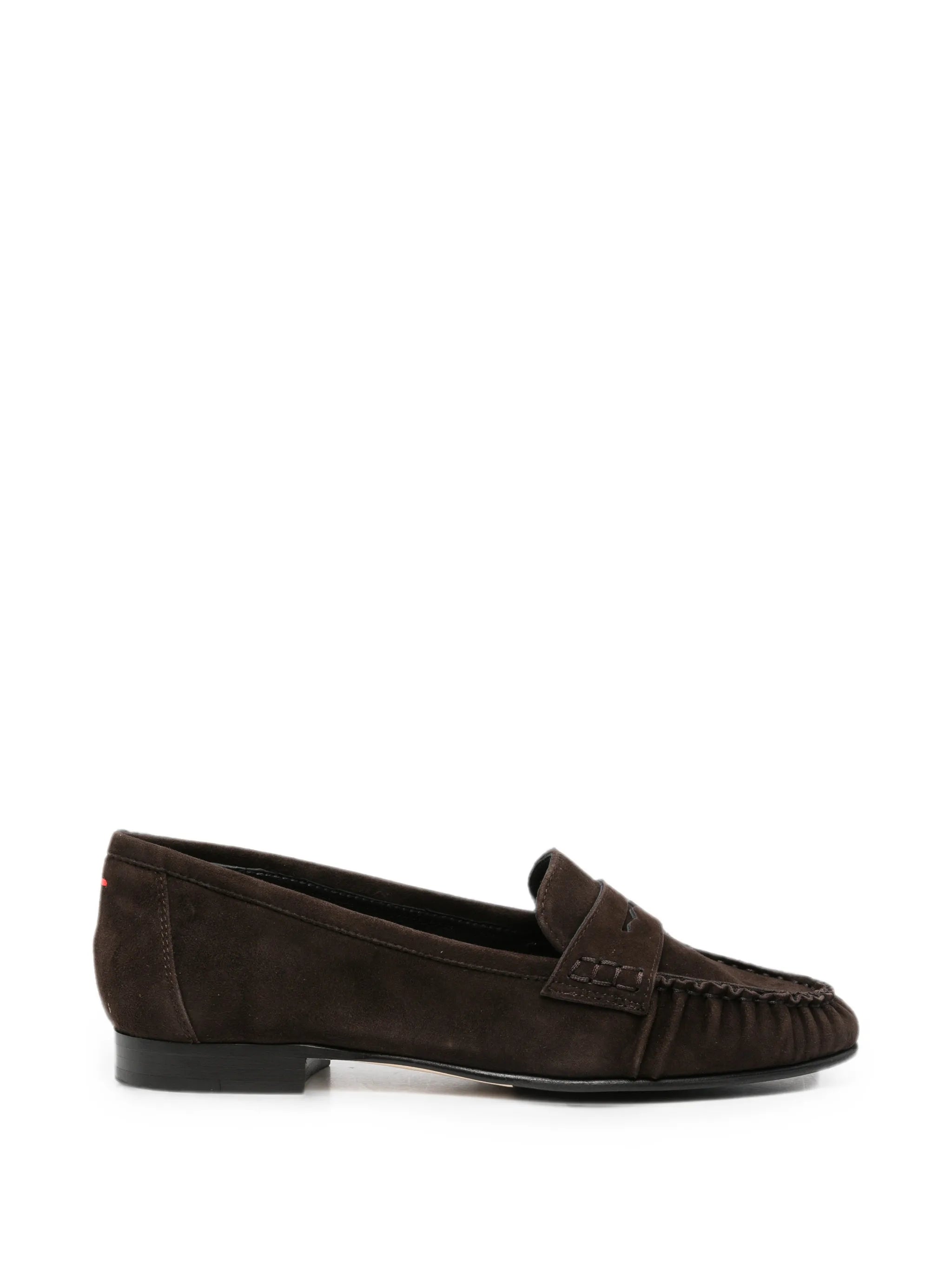 Aeyde Aeyde Aldous Suede Penny-slot Loafers