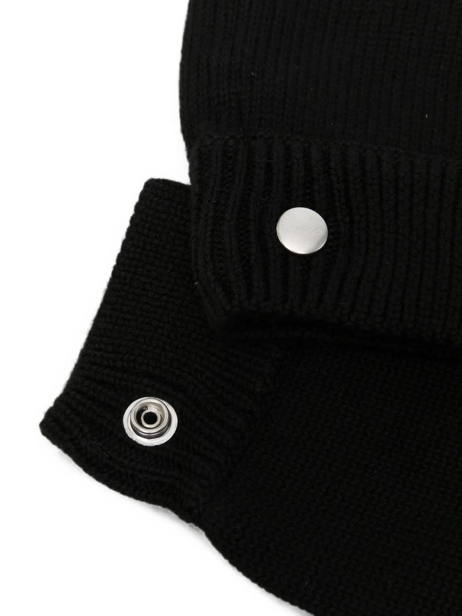 Rick Owens Rick Owens Fingerless Press-stud Gloves, view 2