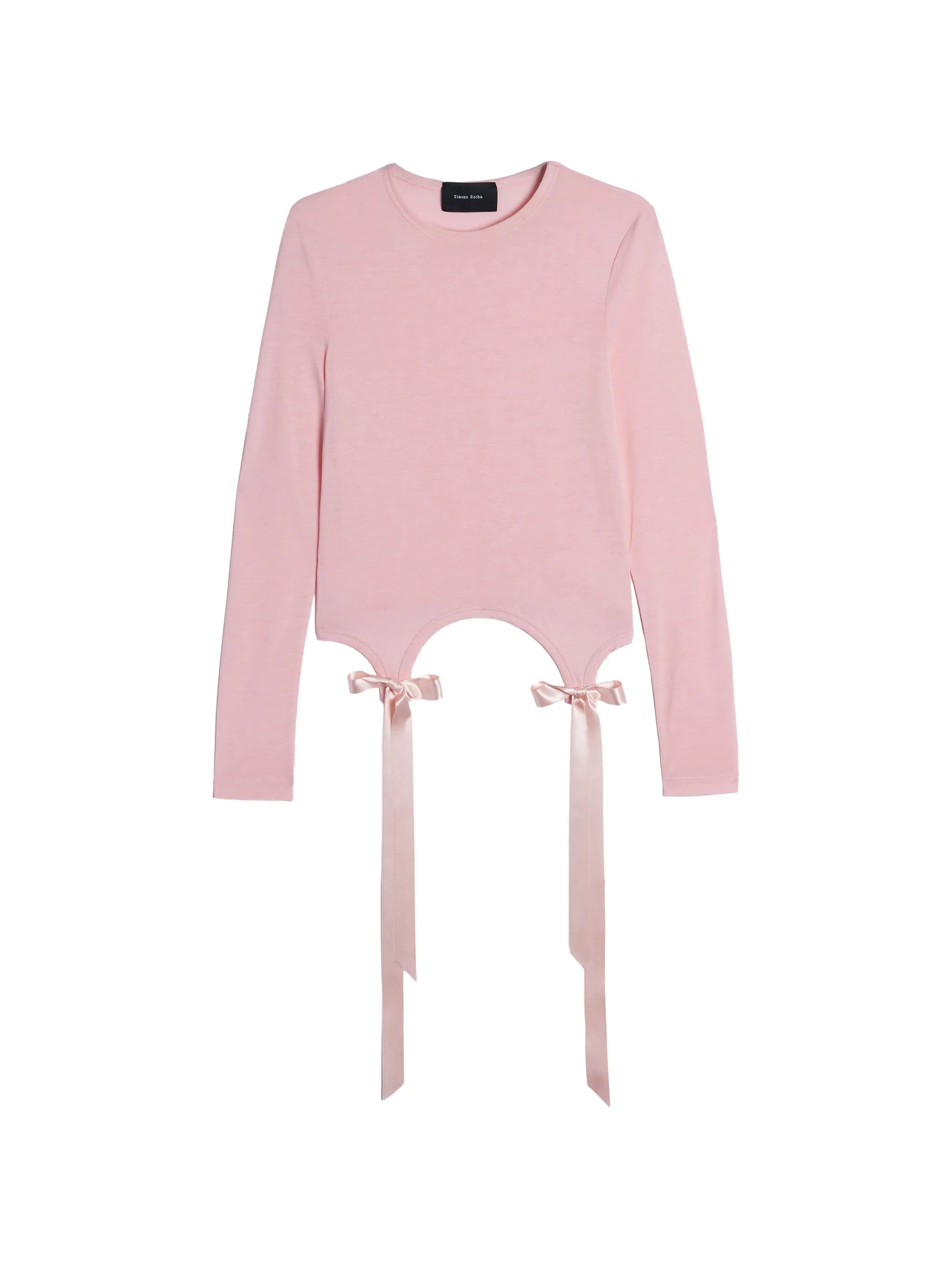 Simone Rocha Simone Rocha Bow-detail Long-sleeve T-shirt
