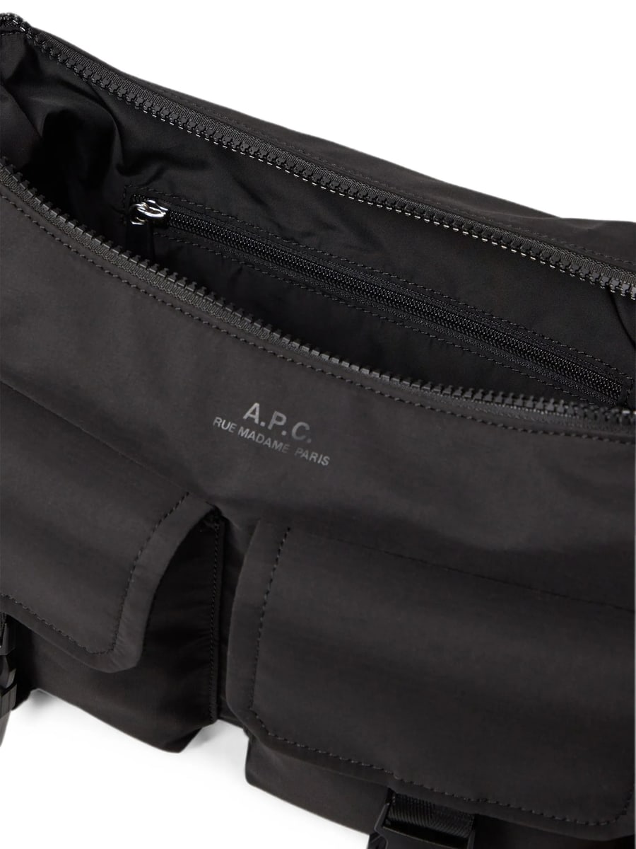 A.P.C. A.p.c. Trek Front-pockets Shoulder Bag, view 3