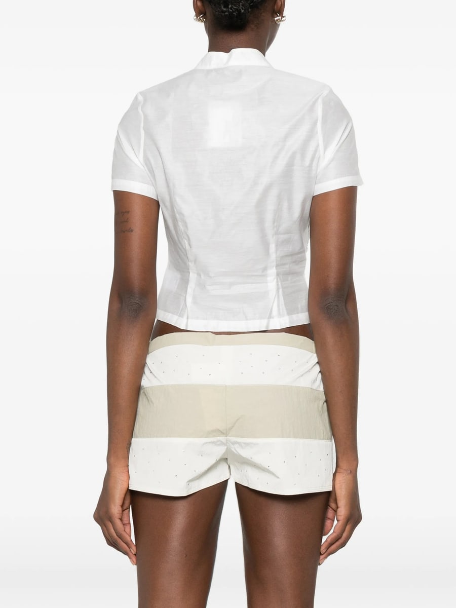 Paloma Wool Paloma Wool Gaspar Ruffle-trimmed Short-sleeve Blouse, view 2