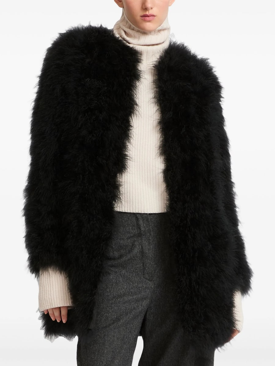 Yves Salomon Yves Salomon Feather Jacket, view 2