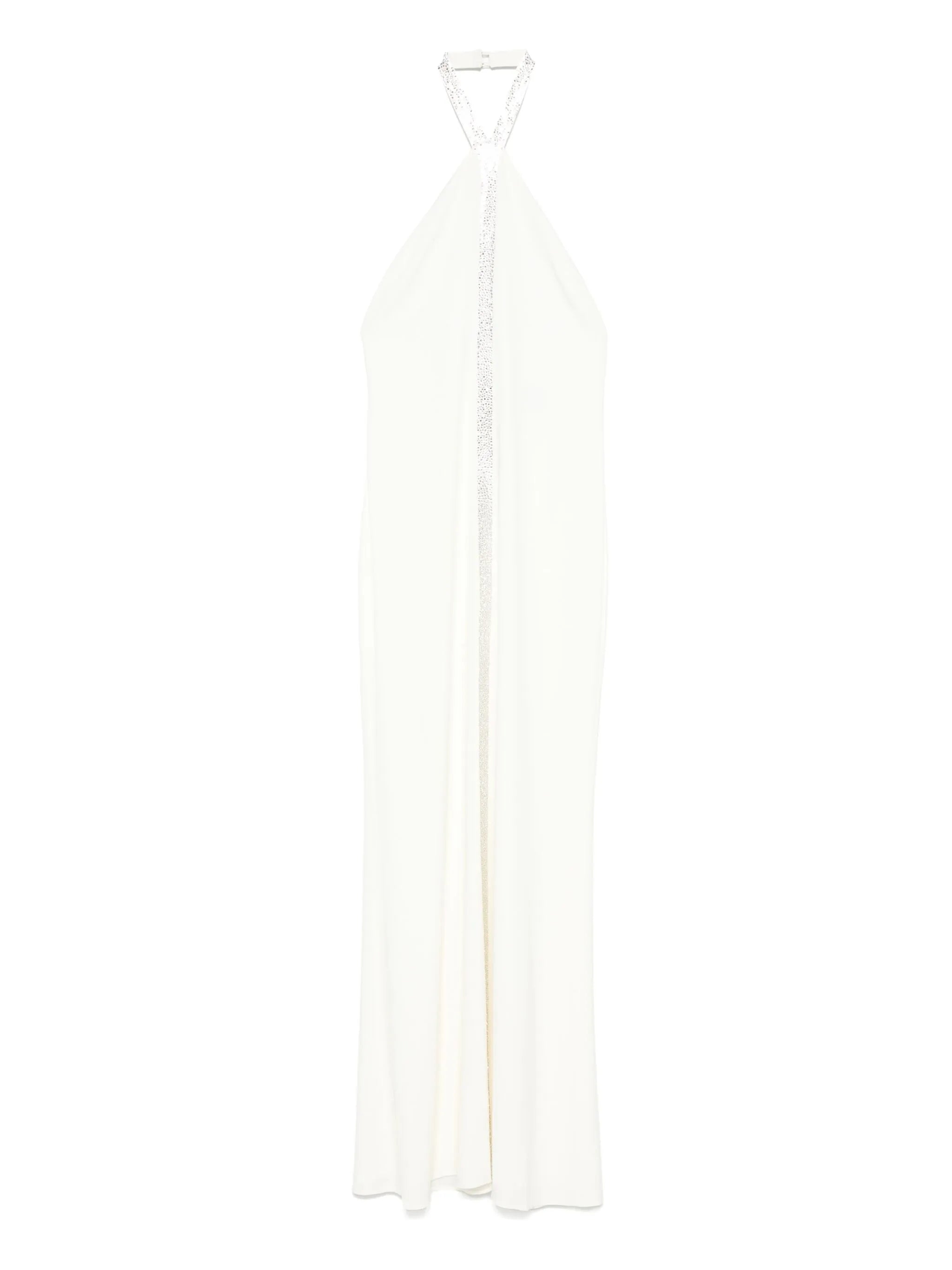 Taller Marmo Taller Marmo Halter-neck Embellished-panel Maxi Dress