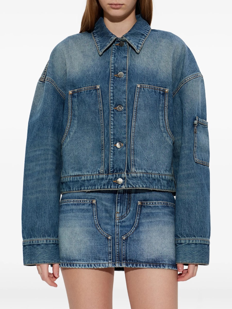 Amiri Amiri Women´s Denim Work Jacket, view 3