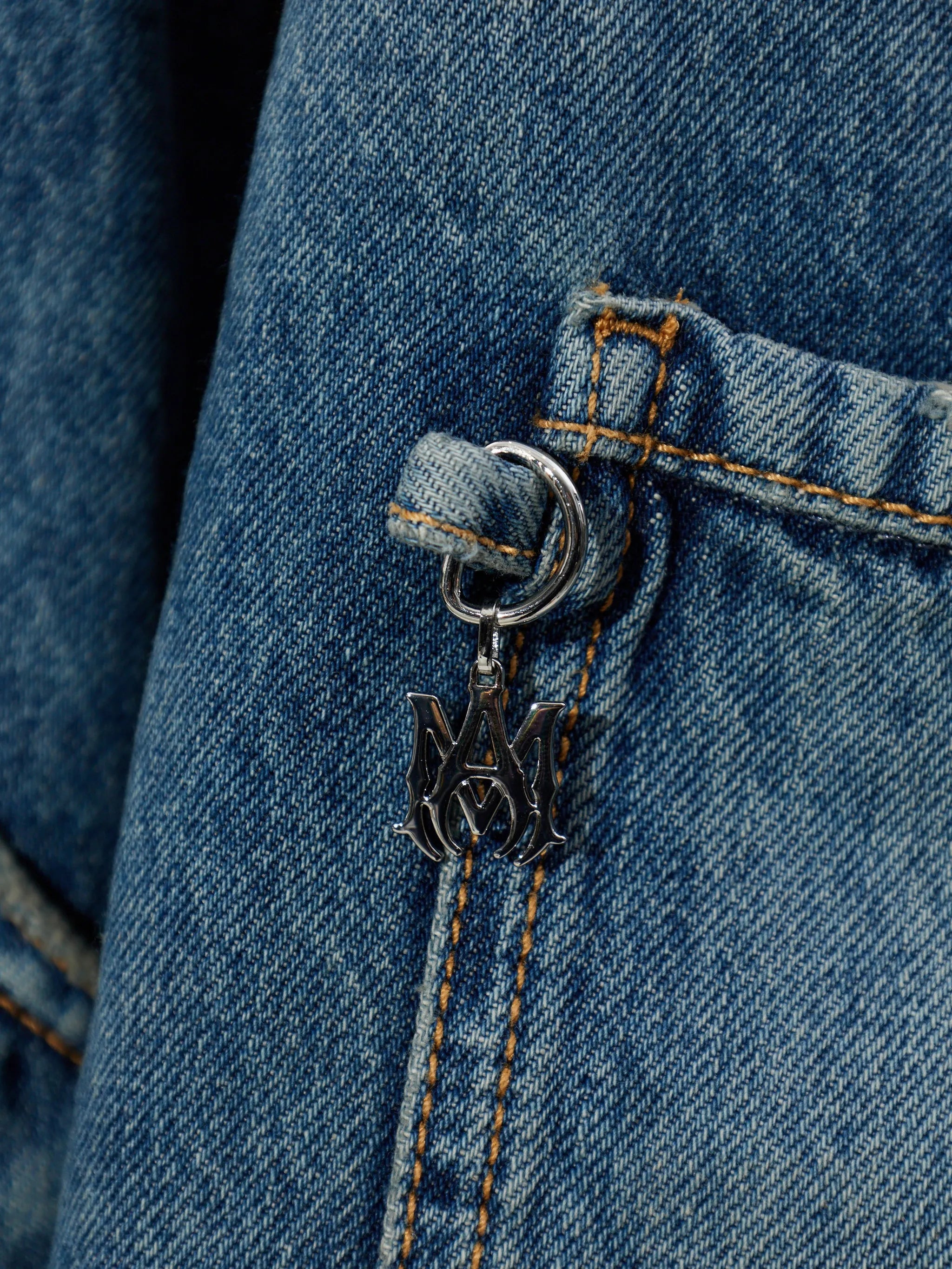 Amiri Amiri Women´s Denim Work Jacket, view 2