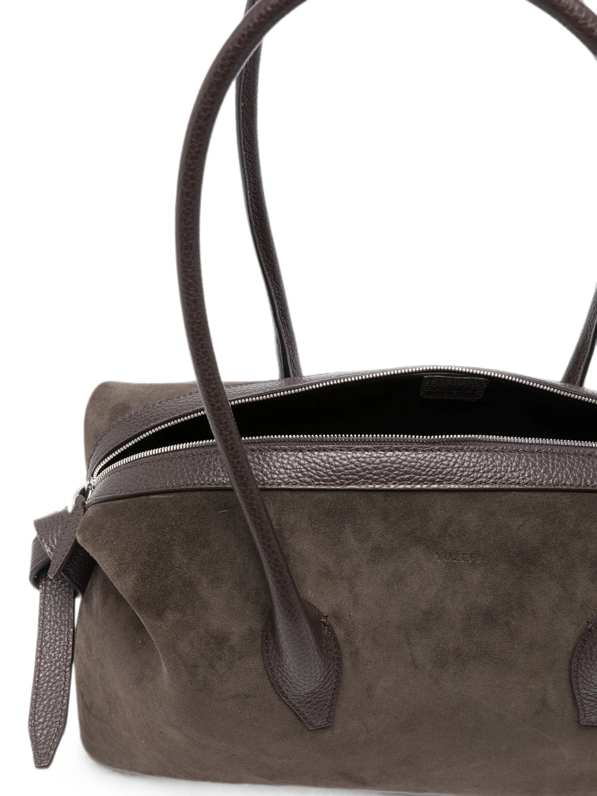 Yuzefi Yuzefi Brioche Duffle Suede Leather Shoulder Bag, view 2
