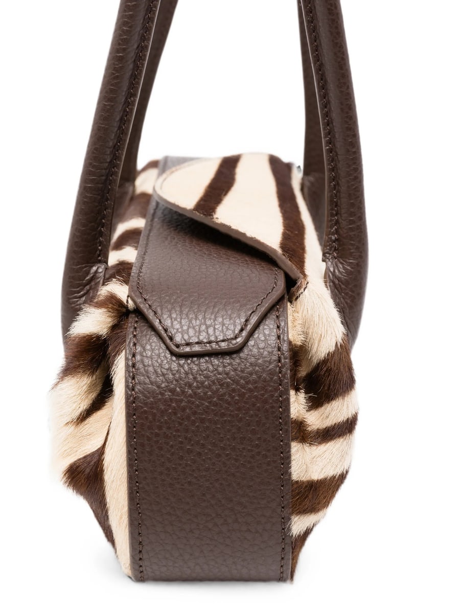 Yuzefi Yuzefi Zebra-print Shoulder Bag, view 4
