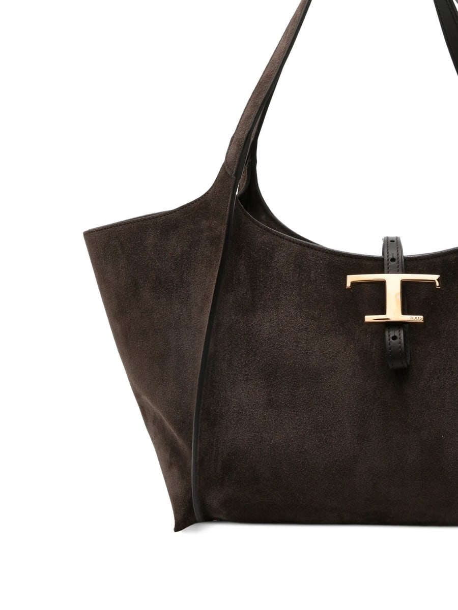 Tod's Tod's Small T-Timeless Suede Tote Bag, view 4