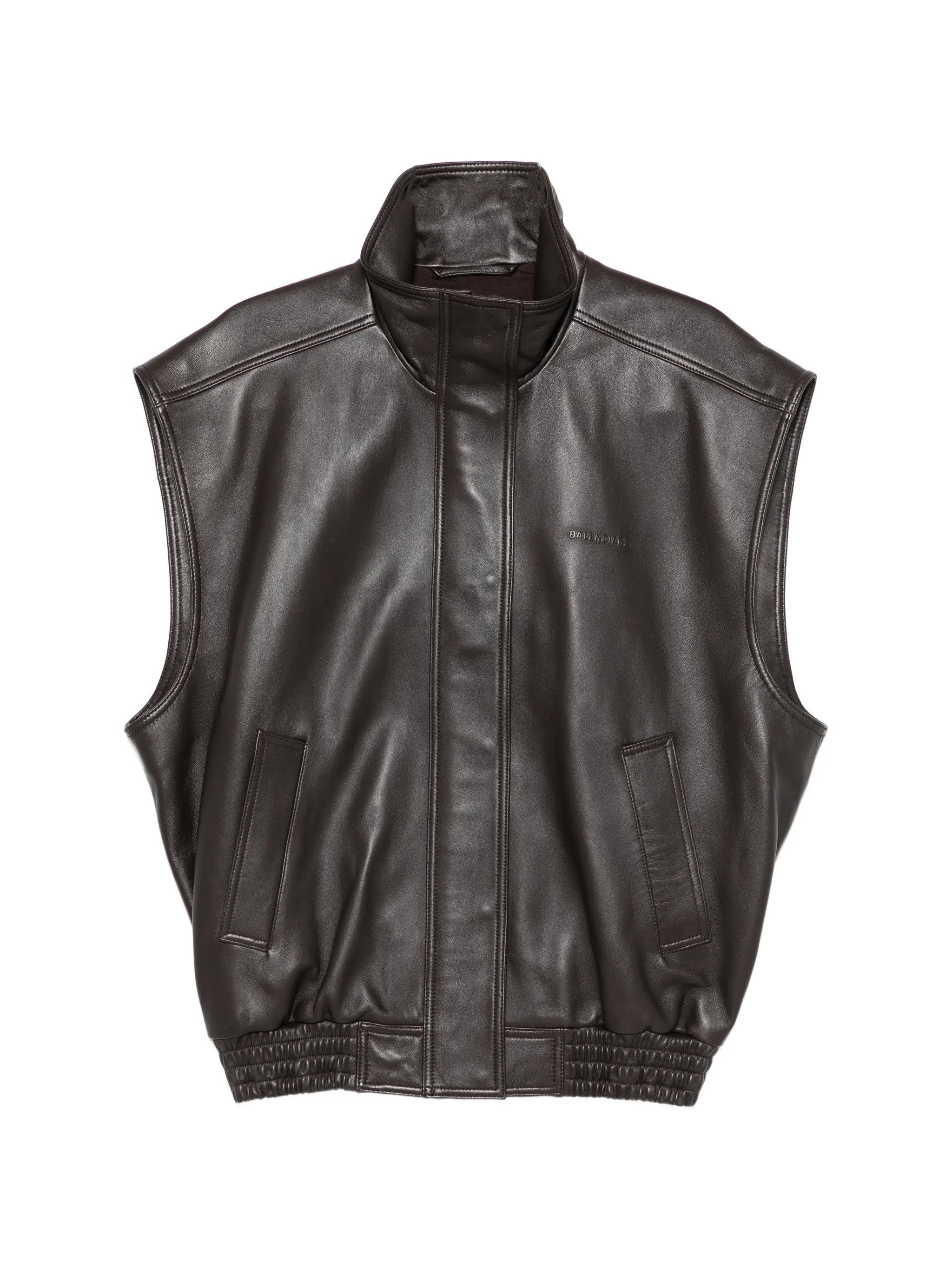 Balenciaga Balenciaga Leather Waistcoat