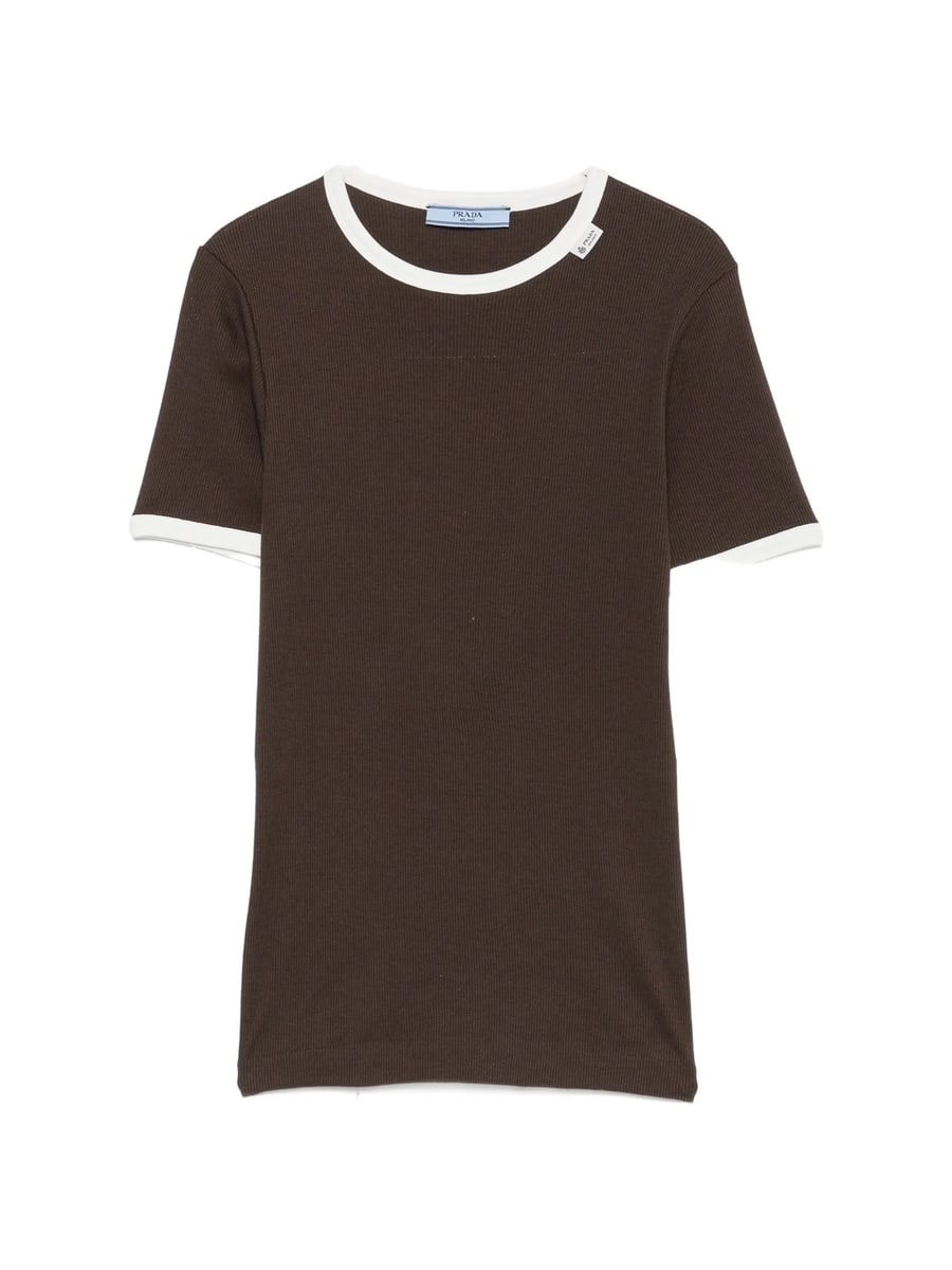 Prada Prada Ribbed Knit Top