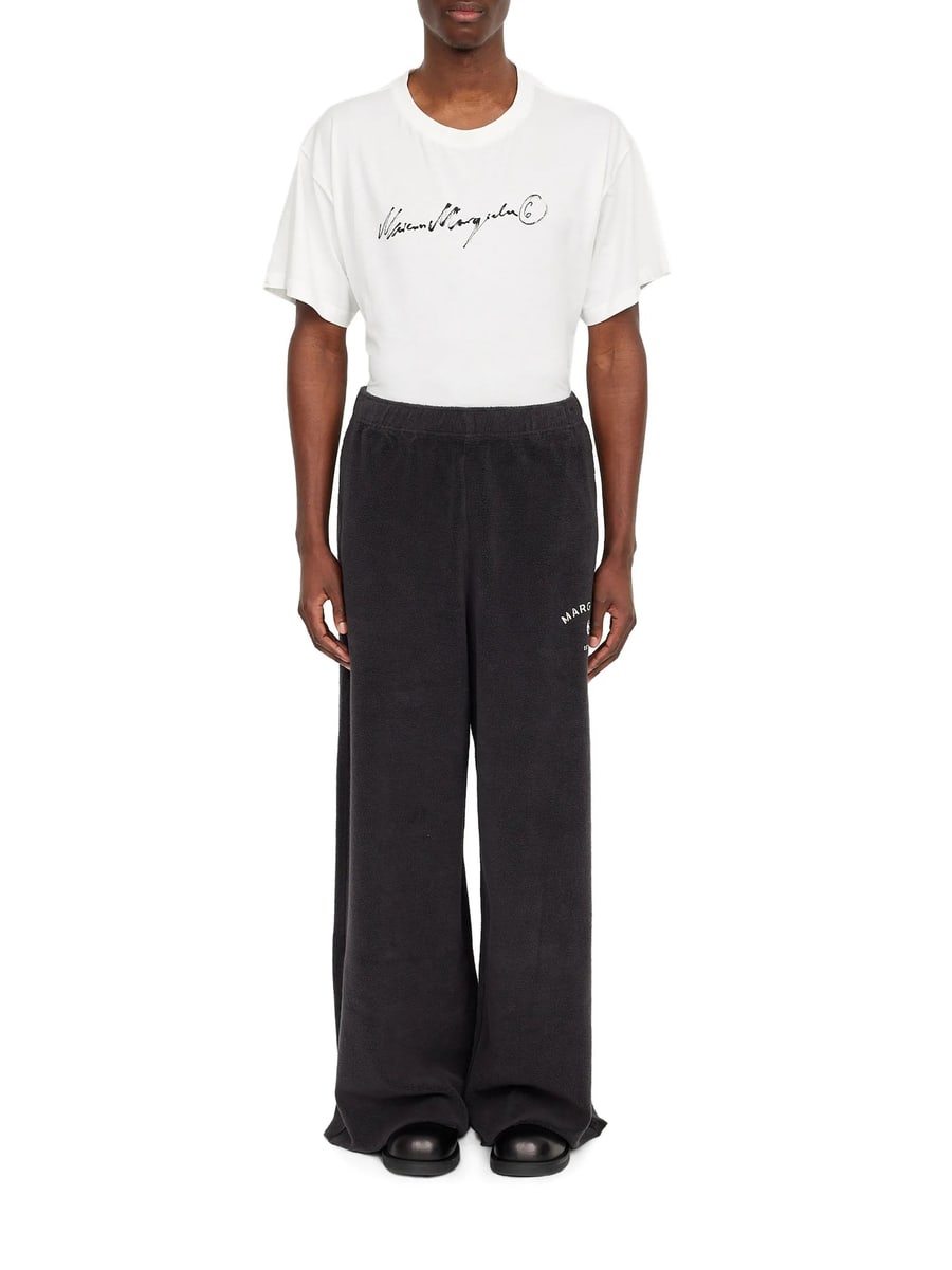 MM6 Maison Margiela Mm6 Maison Margiela Brushed Fleece Cotton Sweatpants, view 2