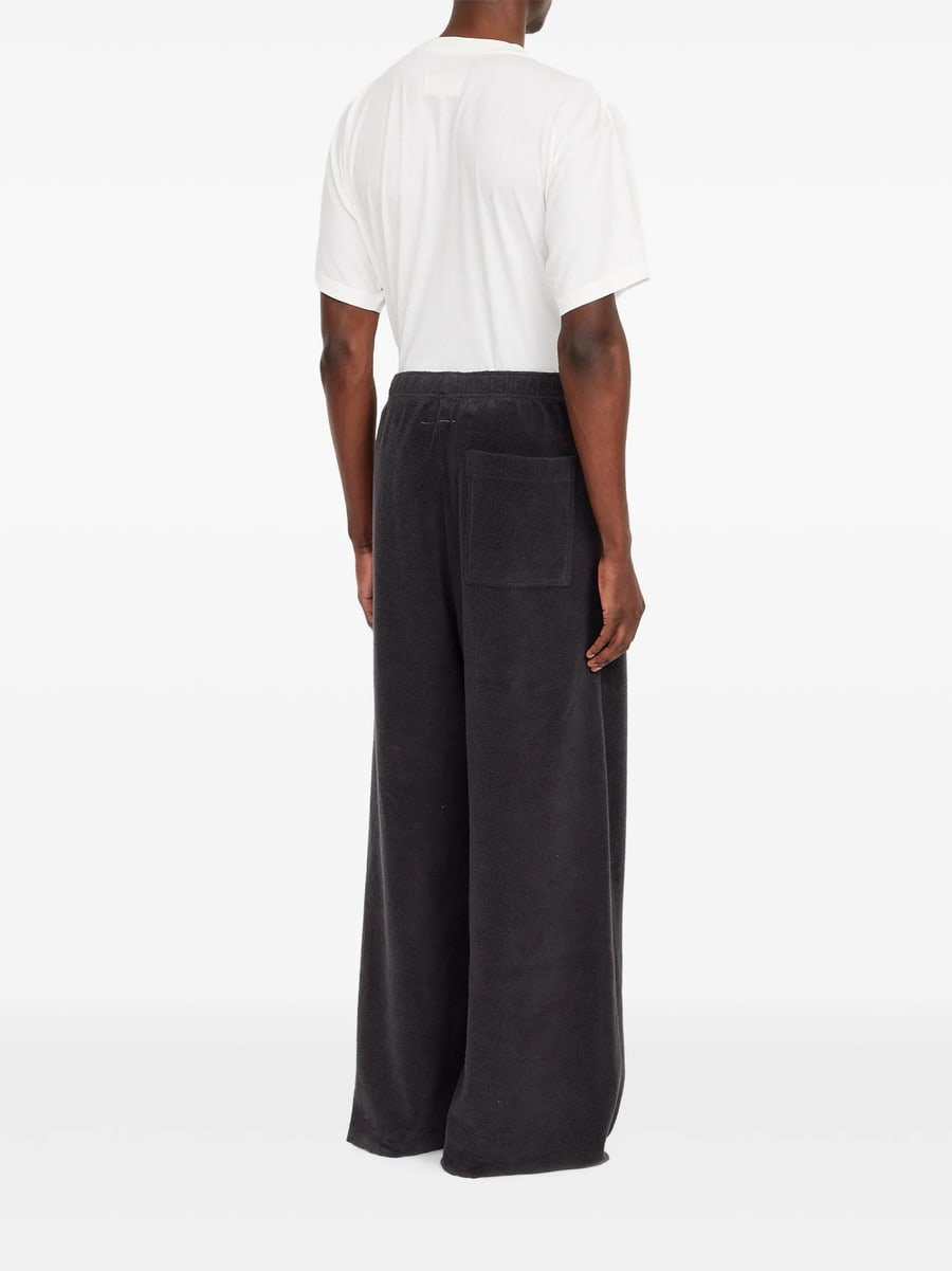 MM6 Maison Margiela Mm6 Maison Margiela Brushed Fleece Cotton Sweatpants, view 3