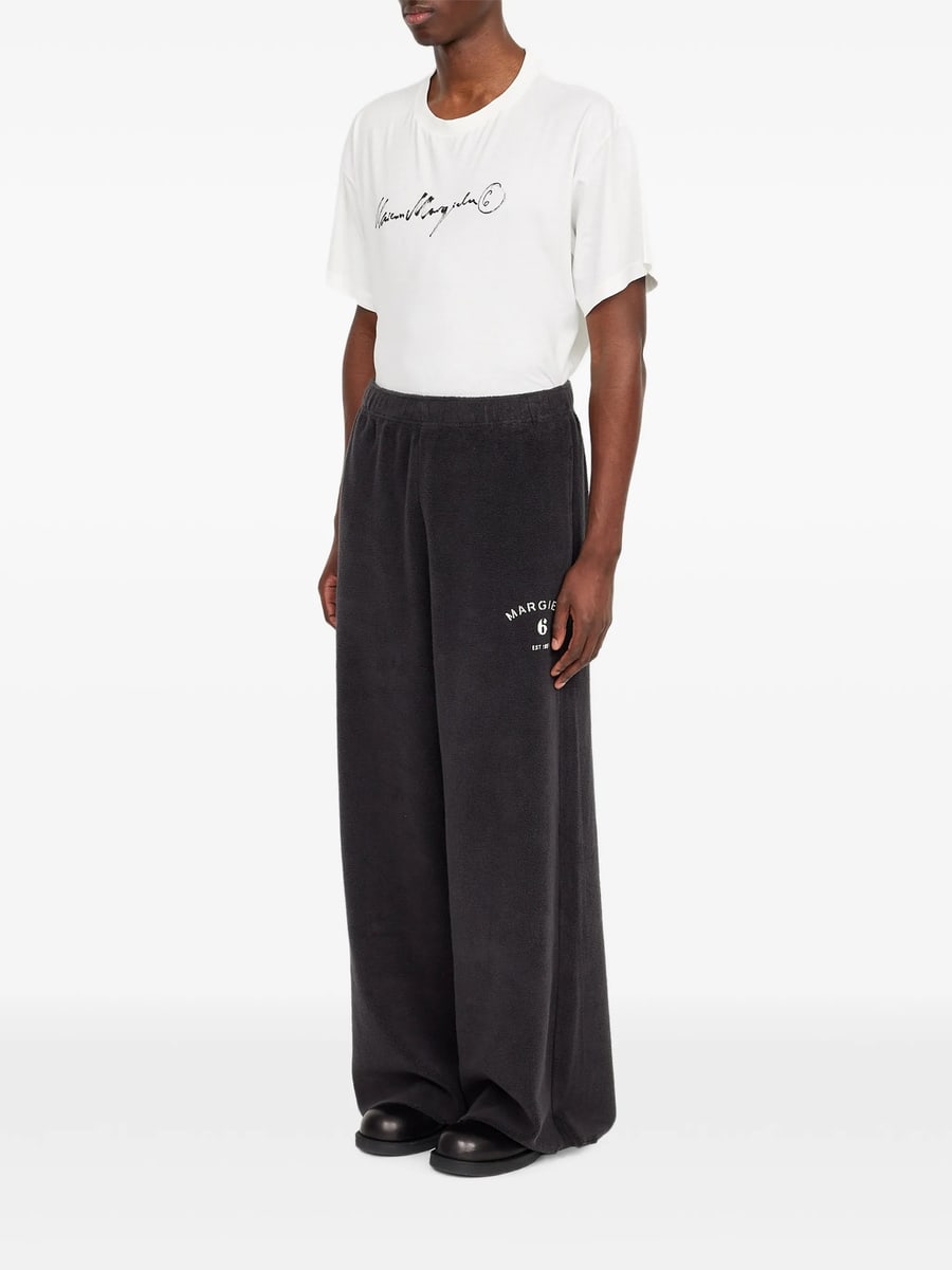 MM6 Maison Margiela Mm6 Maison Margiela Brushed Fleece Cotton Sweatpants, view 4