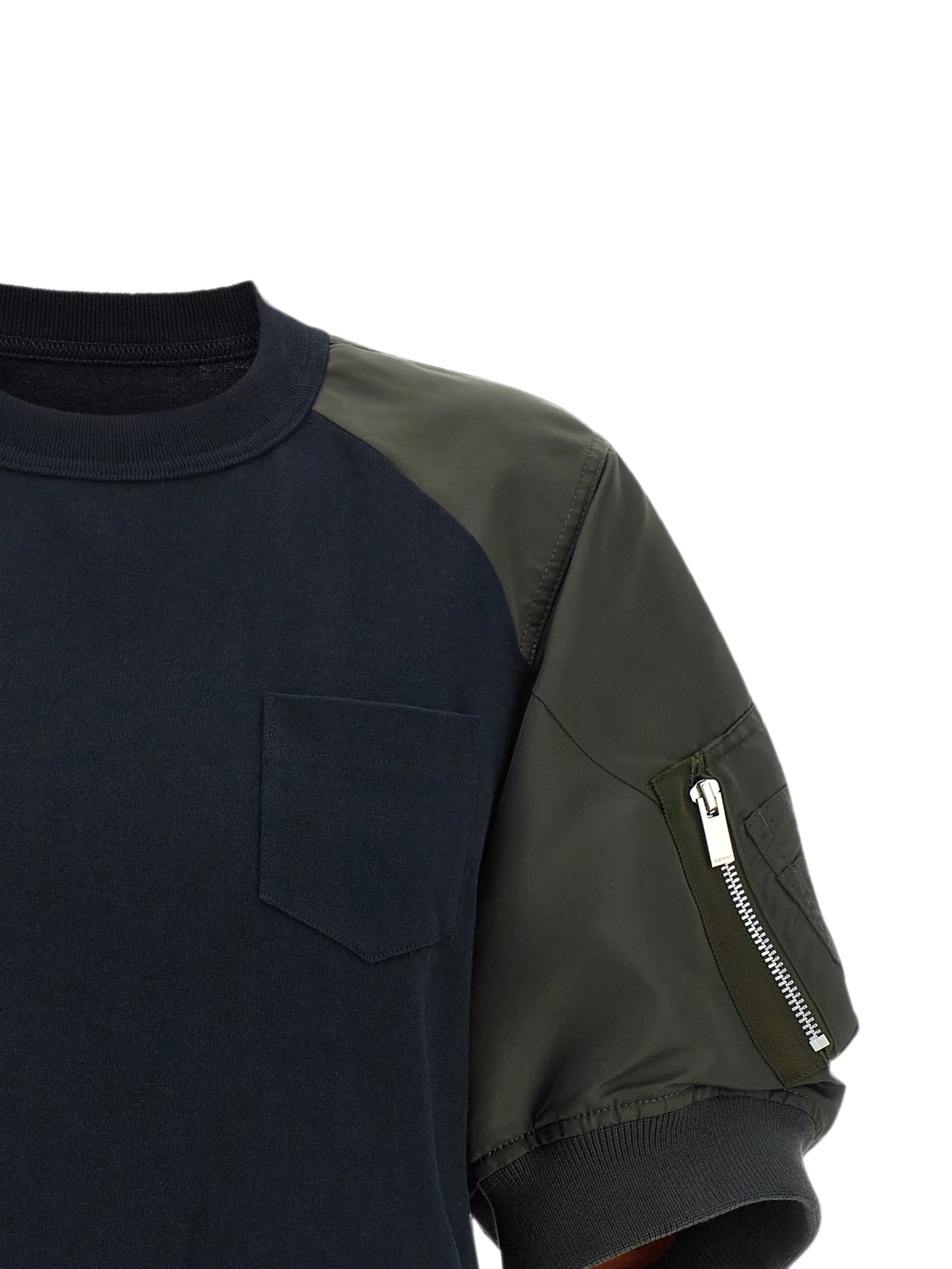 Sacai Sacai Raglan-sleeve T-shirt, view 2