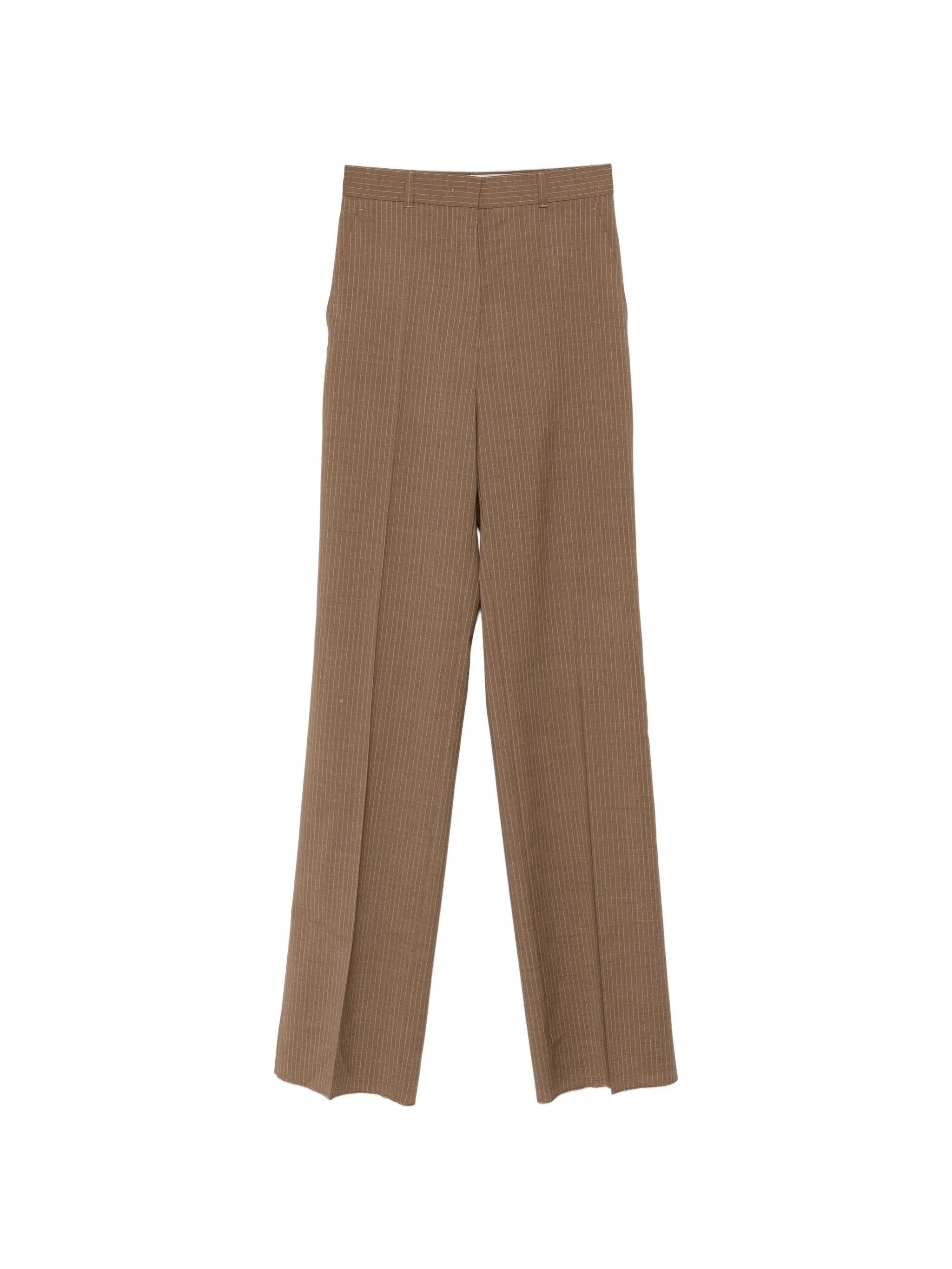 Max Mara Studio Max Mara Studio Stripe-pattern Straight-leg Trousers