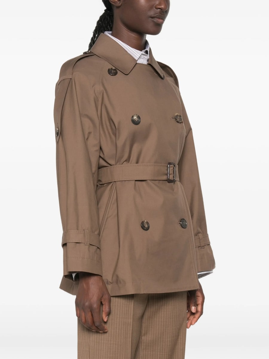 Max Mara The Cube Max Mara The Cube Double-breasted Belted Coat, view 3