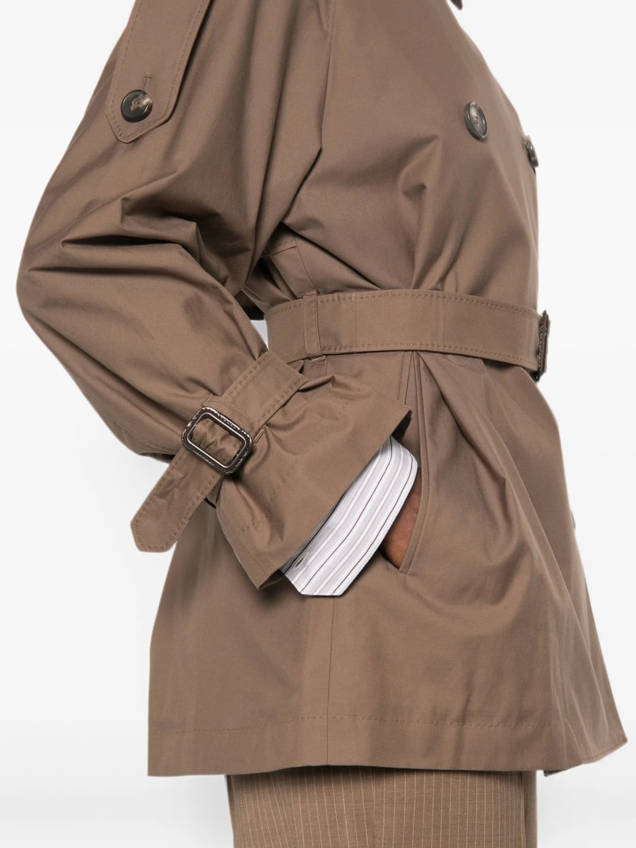 Max Mara The Cube Max Mara The Cube Double-breasted Belted Coat, view 4