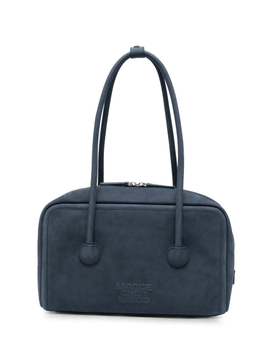 Margesherwood Margesherwood Embossed-logo Nubuck-leather Tote Bag