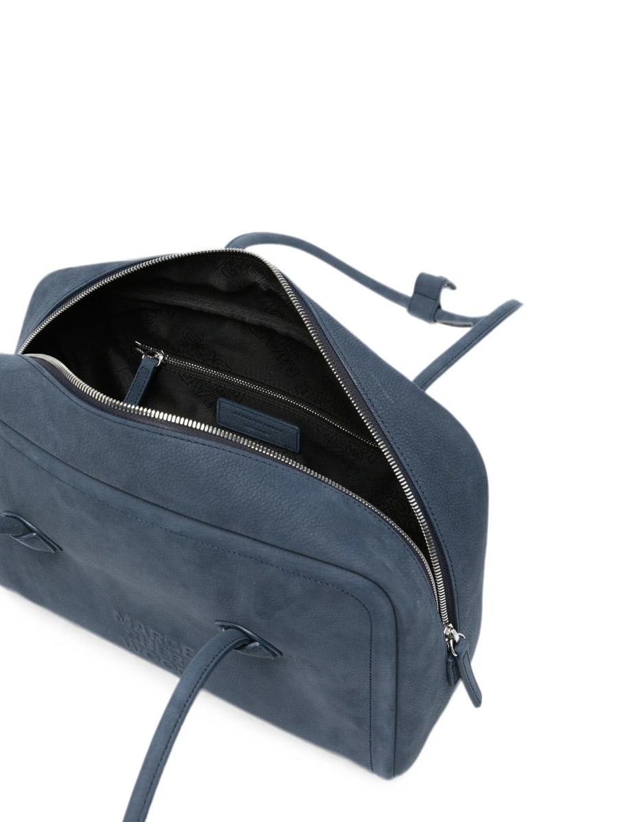 Margesherwood Margesherwood Embossed-logo Nubuck-leather Tote Bag, view 3