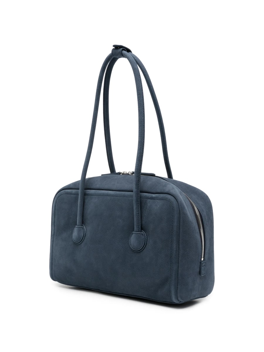 Margesherwood Margesherwood Embossed-logo Nubuck-leather Tote Bag, view 5