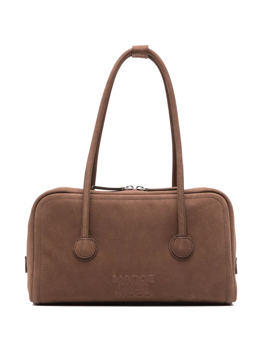 Margesherwood Margesherwood Logo-embossed Leather Shoulder Bag
